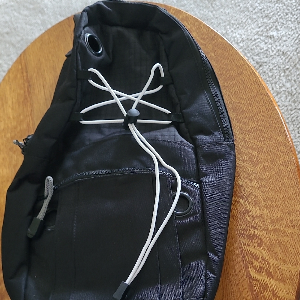 SALE - 2/$8 Black Men's Sling  Backpack